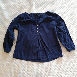 H&M Womens Navy Blouse - 2